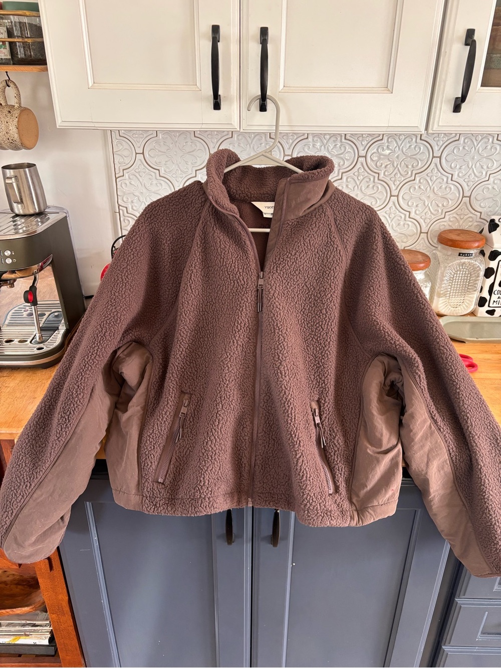 Vuori Women's Brown Alpine Sherpa Jacket
